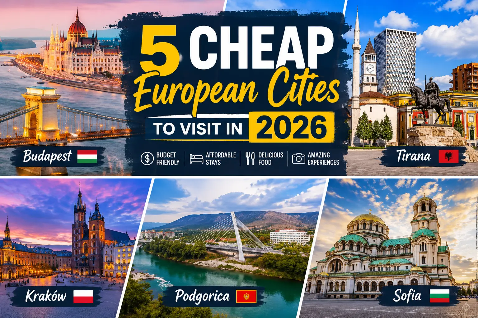 You are currently viewing Cheap European Cities to Visit in 2026