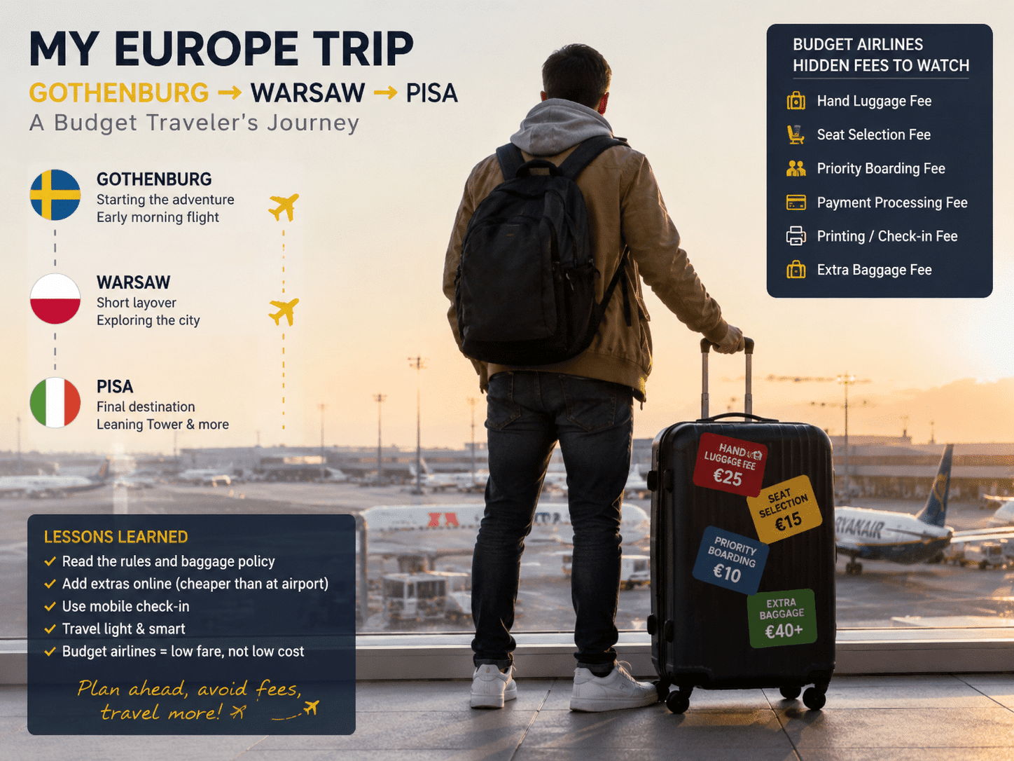 You are currently viewing Budget Airlines in Europe: Hidden Fees Most Travelers Miss (2026 Guide)