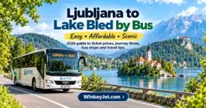 Read more about the article Ljubljana to Lake Bled by Bus, Slovenia: Complete 2026 Guide
